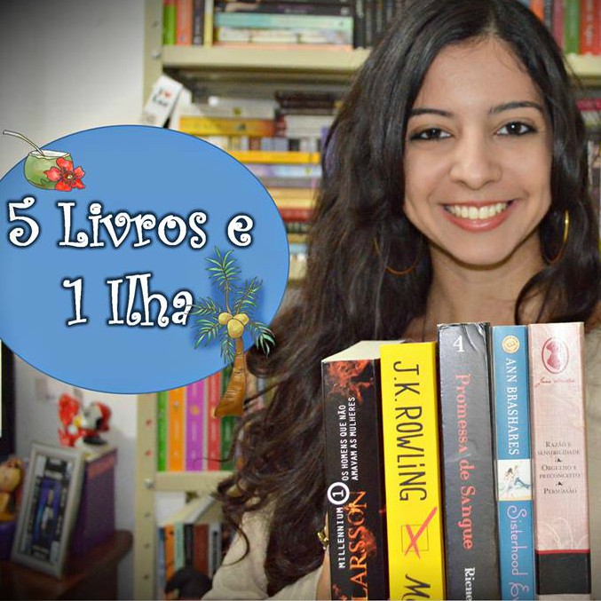 Vídeo TAG Cinco Livros e Uma Ilha Minha Vida Literária